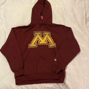 University of Minnesota Champion Hoodie Size Large